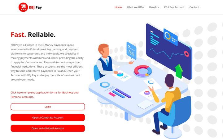 Screenshot of kbjpay.com