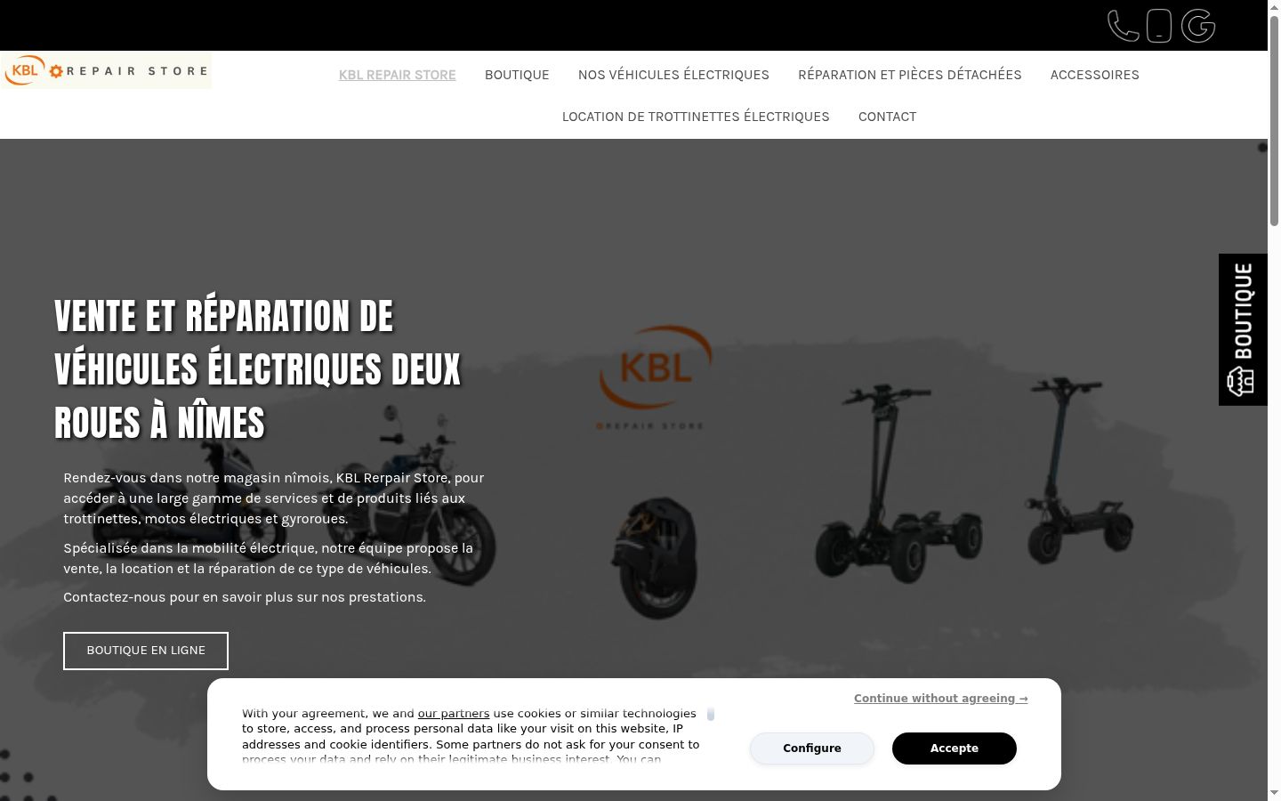 Sutikimo reklamjuostės, rodytos prieš bet kokią sąveiką, ekrano kopija