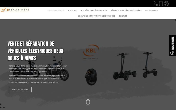 Screenshot of kblrepairstore.fr