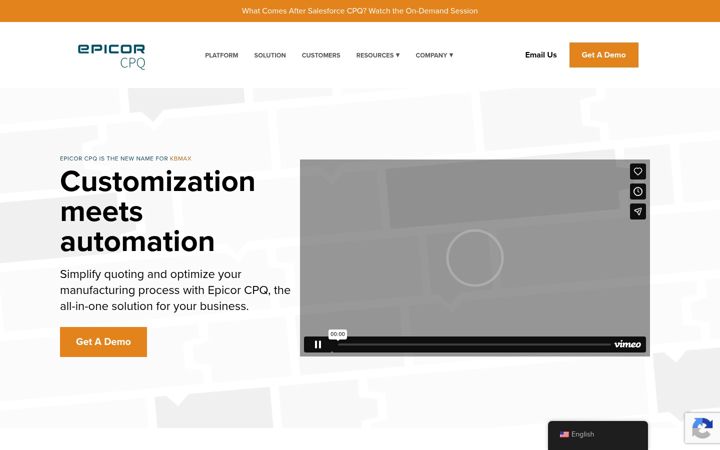 Screenshot von kbmax.com