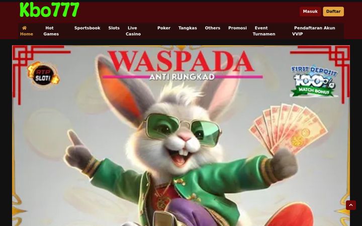 Screenshot of kbo777.com
