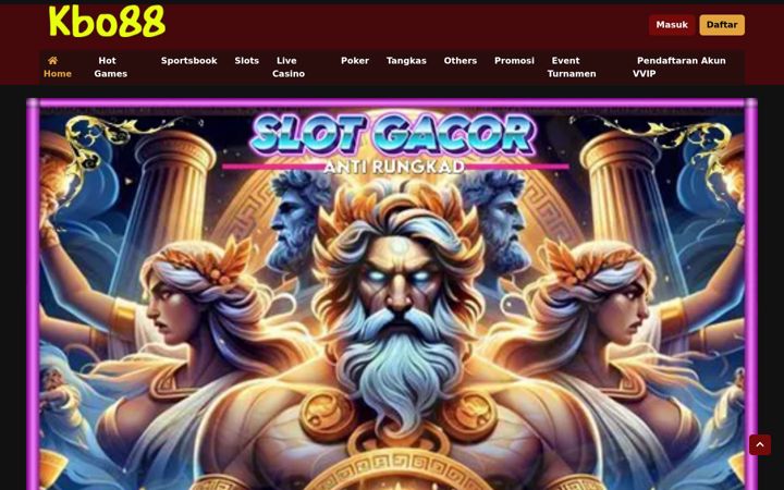 Screenshot of kbo88.org