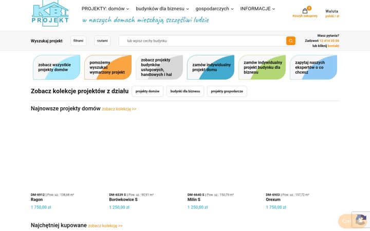 Screenshot of kbprojekt.pl