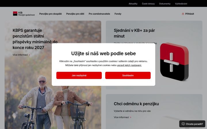 Screenshot of kbps.cz