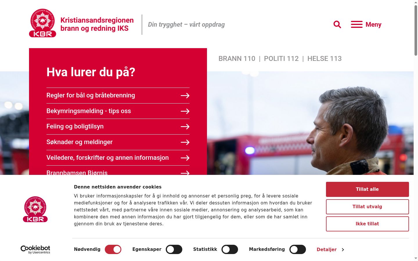 Screenshot des Einwilligungsbanners vor jeglicher Interaktion