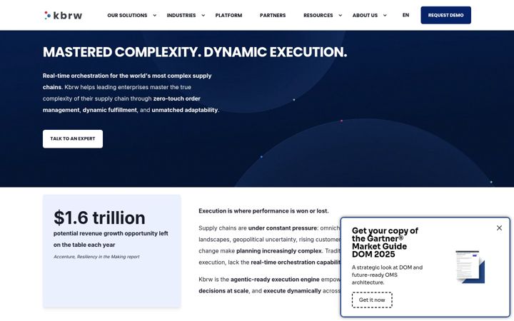 Screenshot of kbrw.com