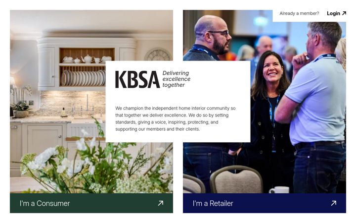 Screenshot of kbsa.org.uk
