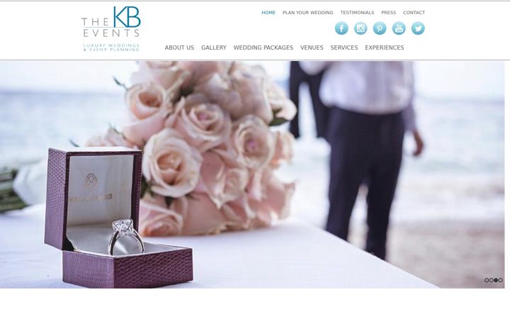 Screenshot of kbskiathosweddings.com