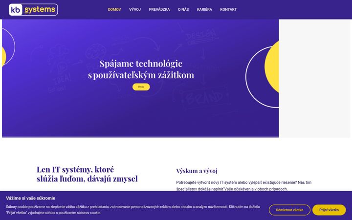 Screenshot of kbsystems.sk