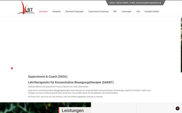 Screenshot of kbt-heppenheim.de