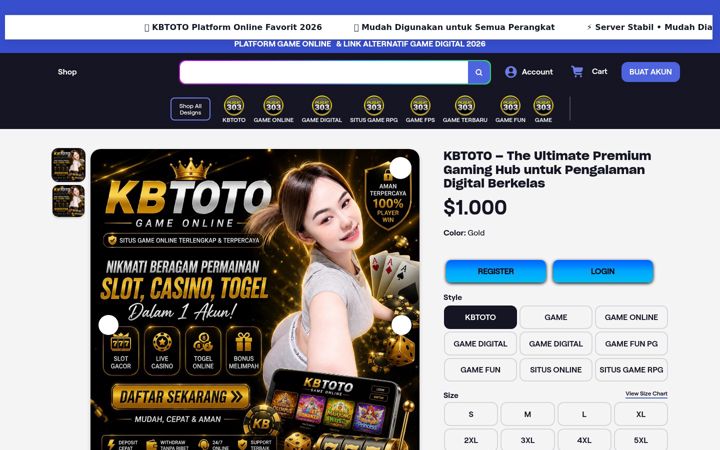 Screenshot of kbtoto.org