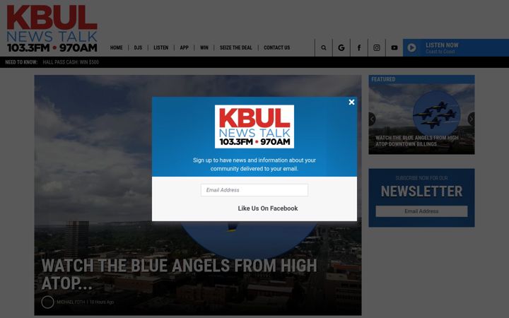 Screenshot of kbulnewstalk.com