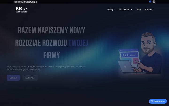 Screenshot of kbwebstudio.pl