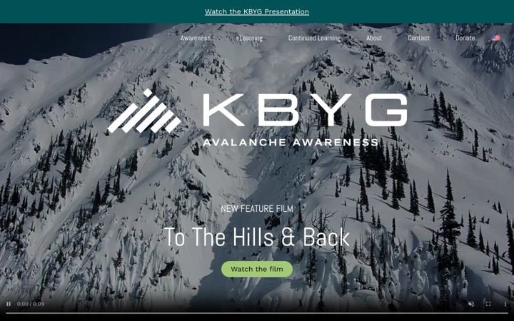 Screenshot of kbyg.org