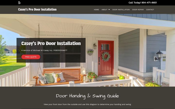 Screenshot of kc-door.com
