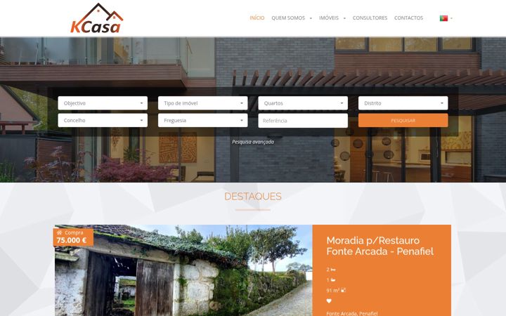 Screenshot of kcasa.pt