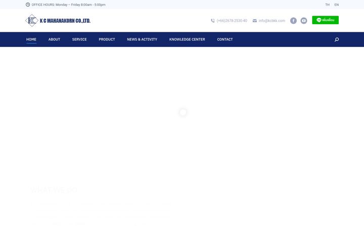 Screenshot of kcbkk.com