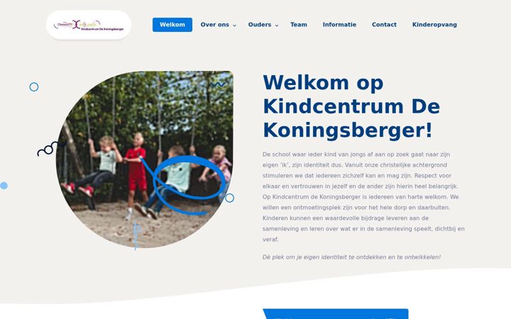 Screenshot of kcdekoningsberger.nl