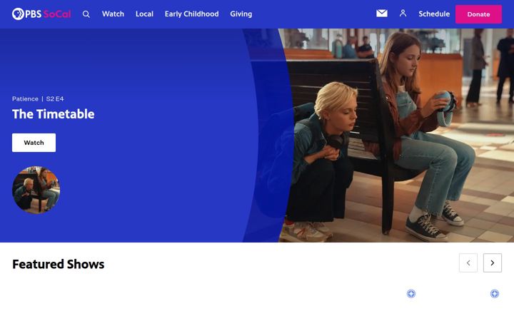 Screenshot of kcet.org