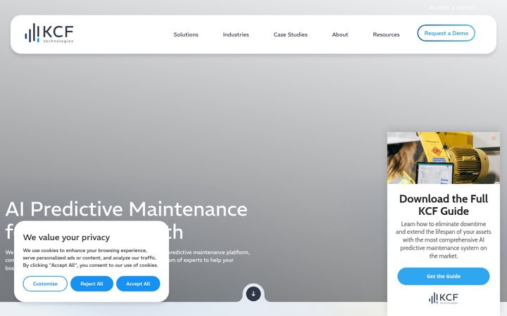 Screenshot of kcftech.com