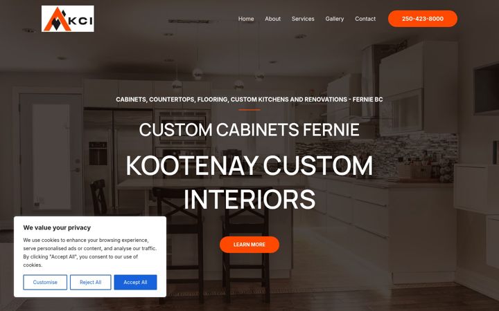 Screenshot of kcifernie.com