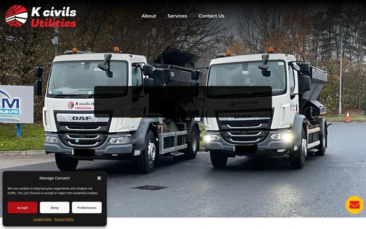 Screenshot of kcivils.co.uk