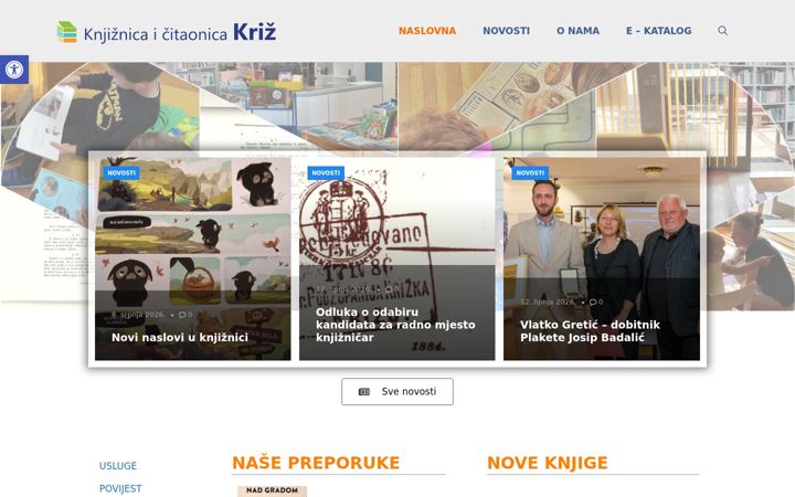 Ekraanipilt saidist kck.hr