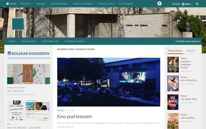 Screenshot of kcktolmin.si