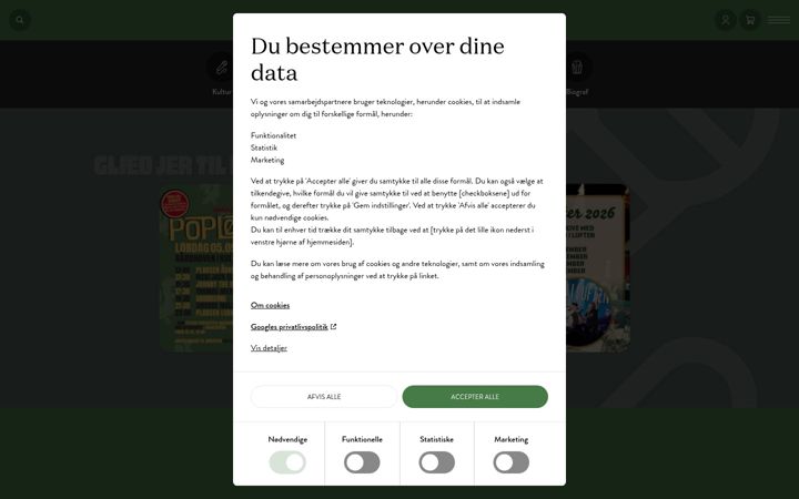 Skärmbild av kclimfjord.dk