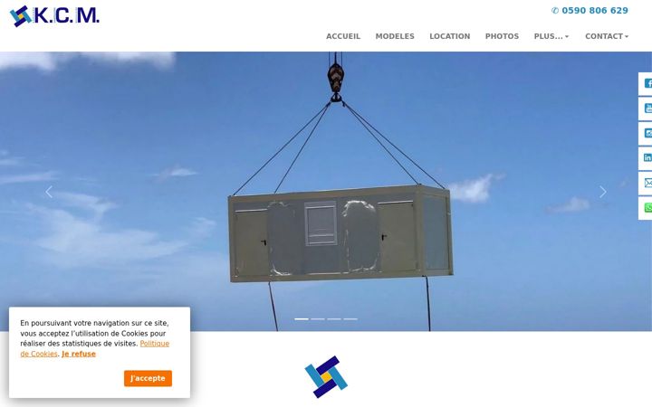 Screenshot of kcm971.com
