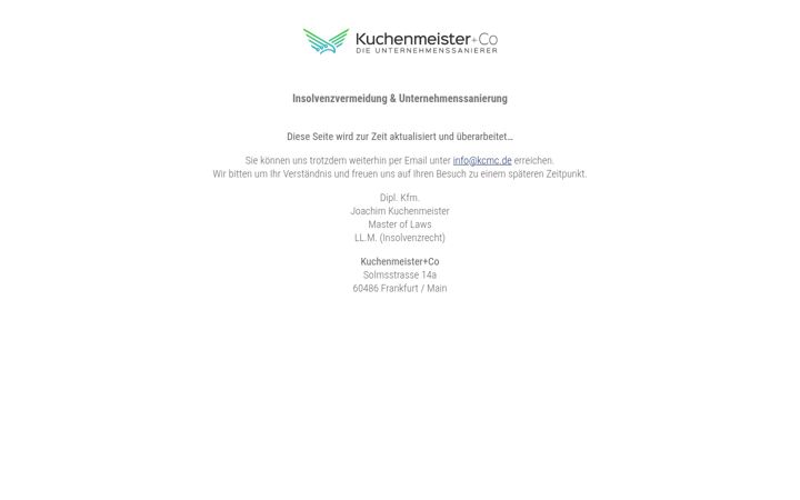 Screenshot of kcmc.de