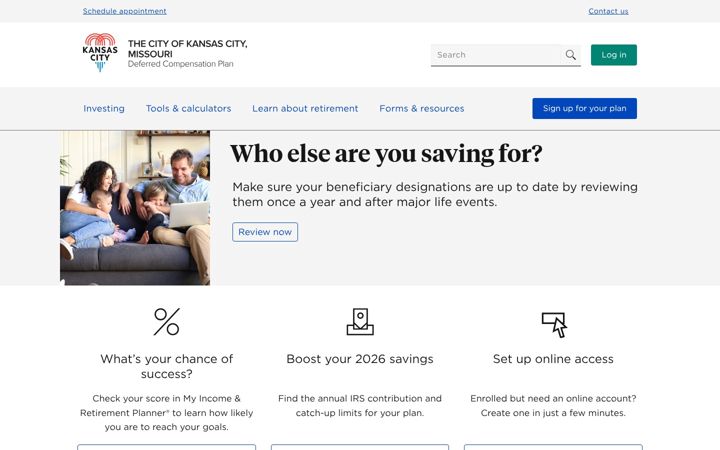 Screenshot of kcmodc.com