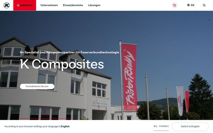 Ekrano kopija kcomposites.com