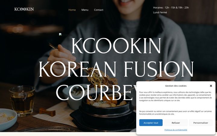 Screenshot of kcookin.fr