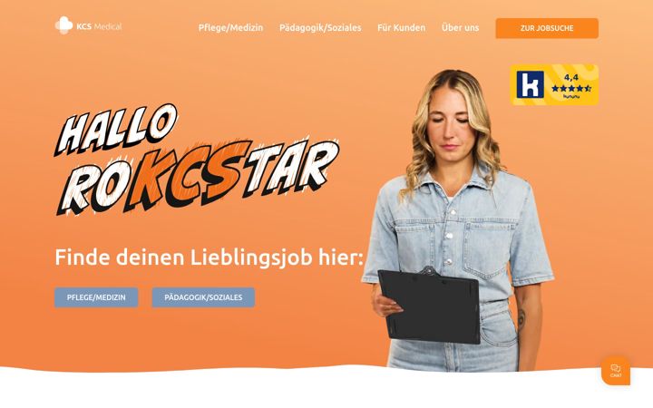 Screenshot of kcs-medical.de