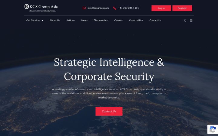 Screenshot of kcsgroup.com