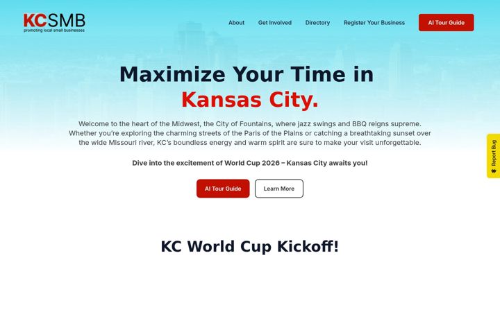 Screenshot of kcsmb.com