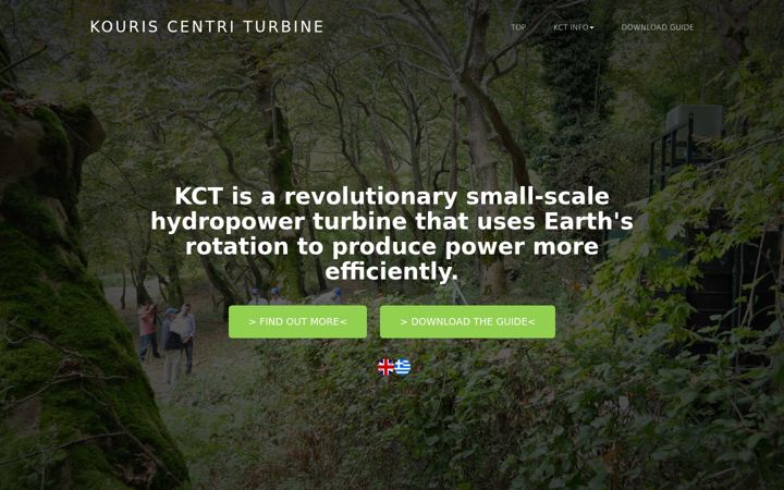 Screenshot of kcthydropower.com