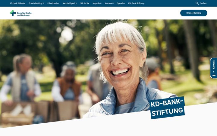 Screenshot of kd-bank.de