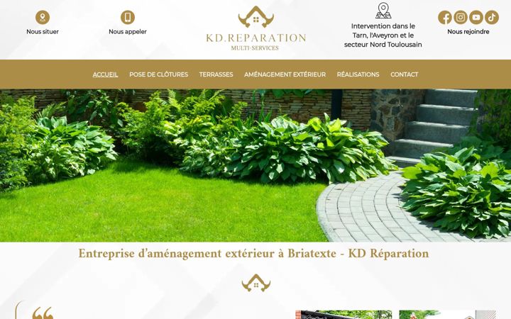 Screenshot of kd-reparation.fr