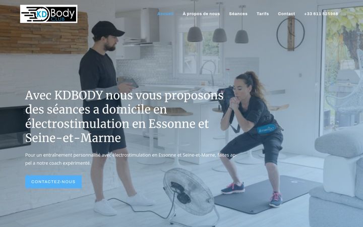 Screenshot of kdbody.fr