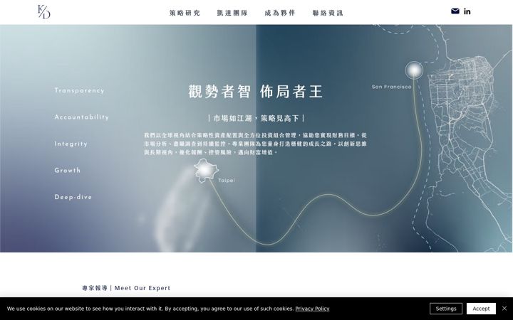 Screenshot of kdcapitaltw.com