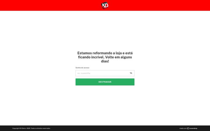 Screenshot of kdeletro.com.br