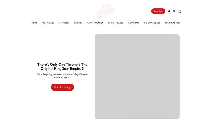 Screenshot of kdempire.com