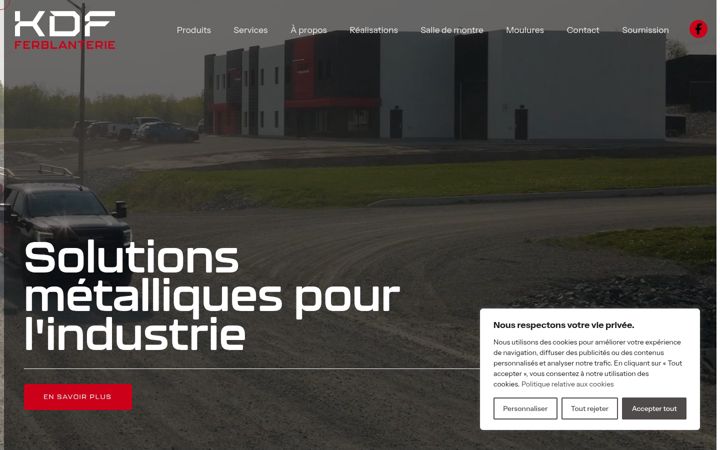 Screenshot of kdfferblanterie.com