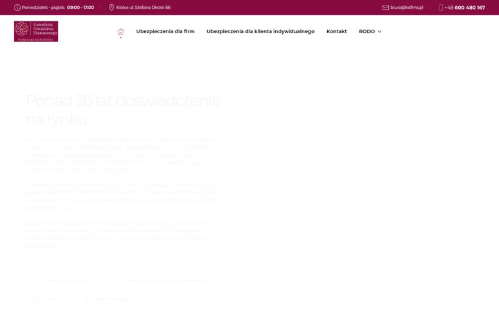 Screenshot of kdfms.pl