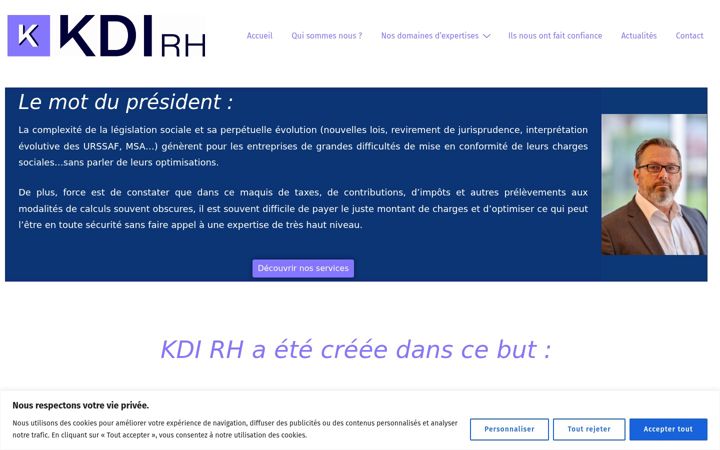 Screenshot of kdi-rh.fr