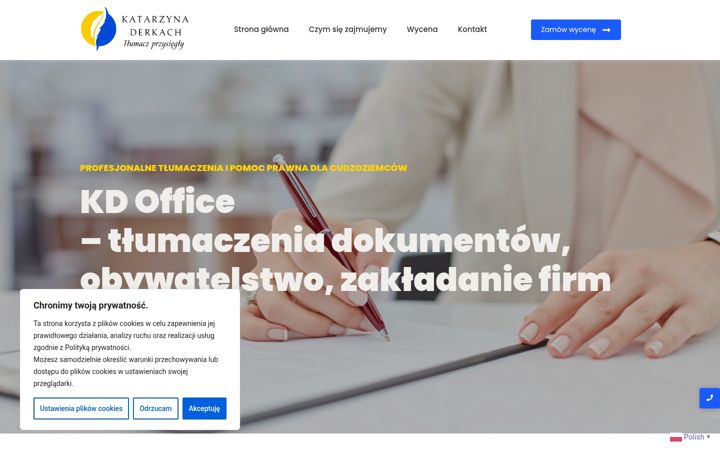 Screenshot of kdoffice.pl