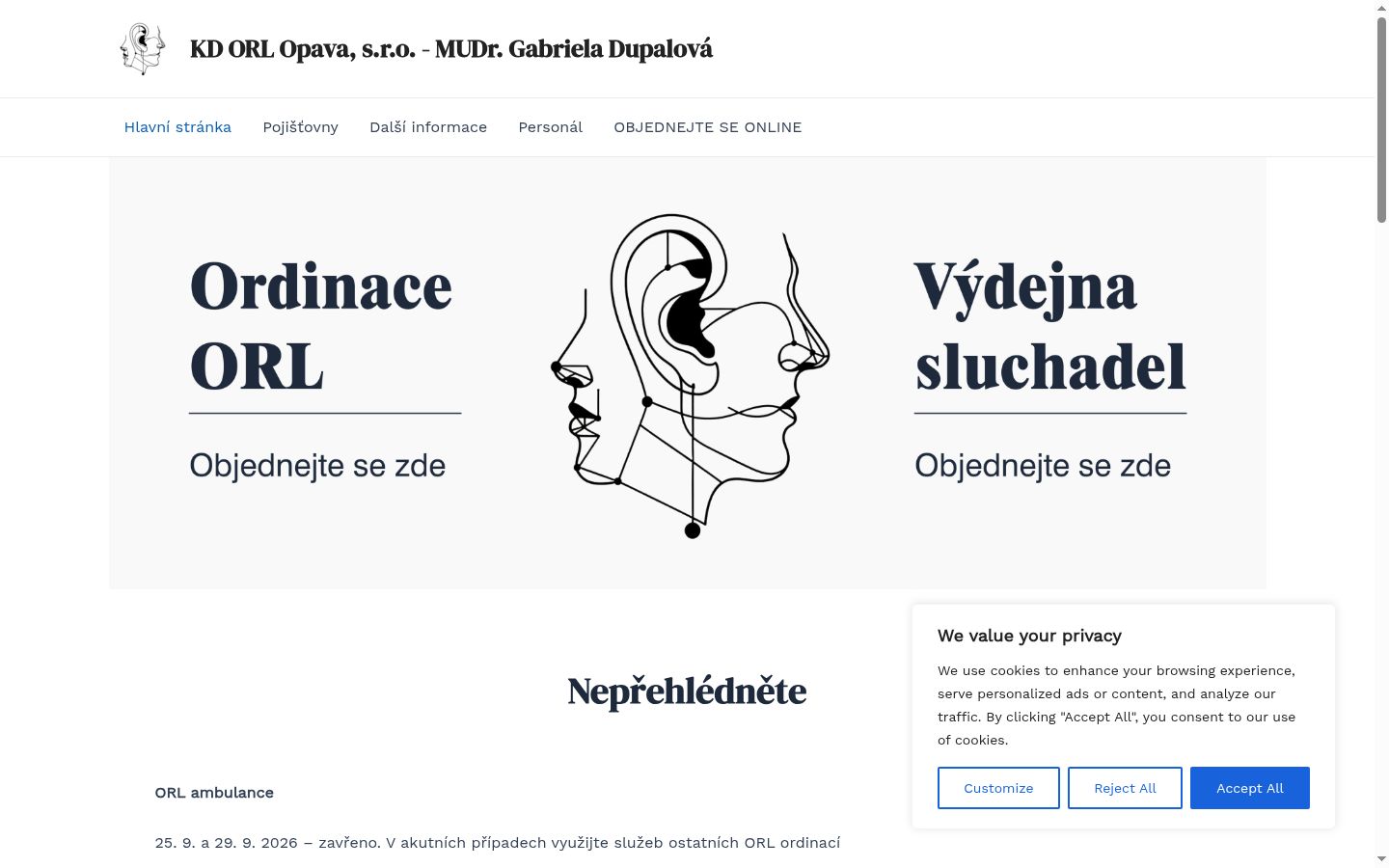 Screenshot του banner συγκατάθεσης που εμφανίστηκε πριν από οποιαδήποτε αλληλεπίδραση