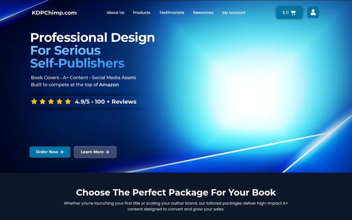Screenshot of kdpchimp.com